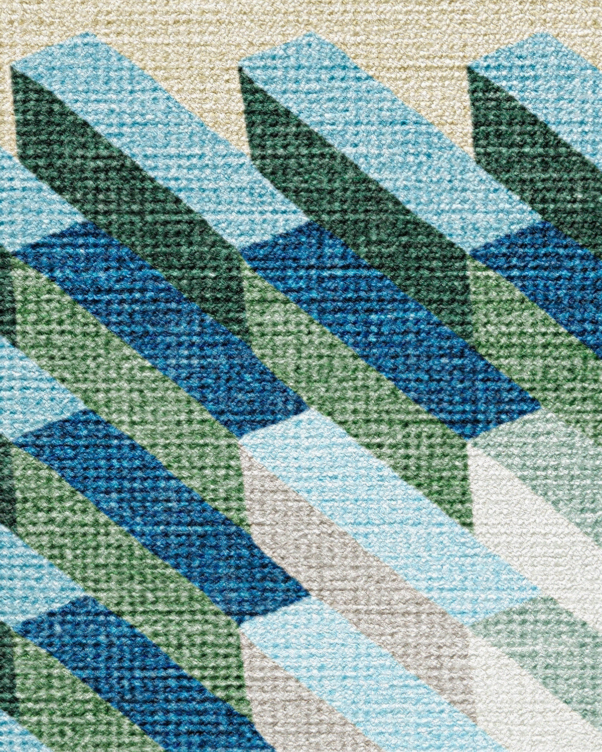 Echo Soft Teal Rug