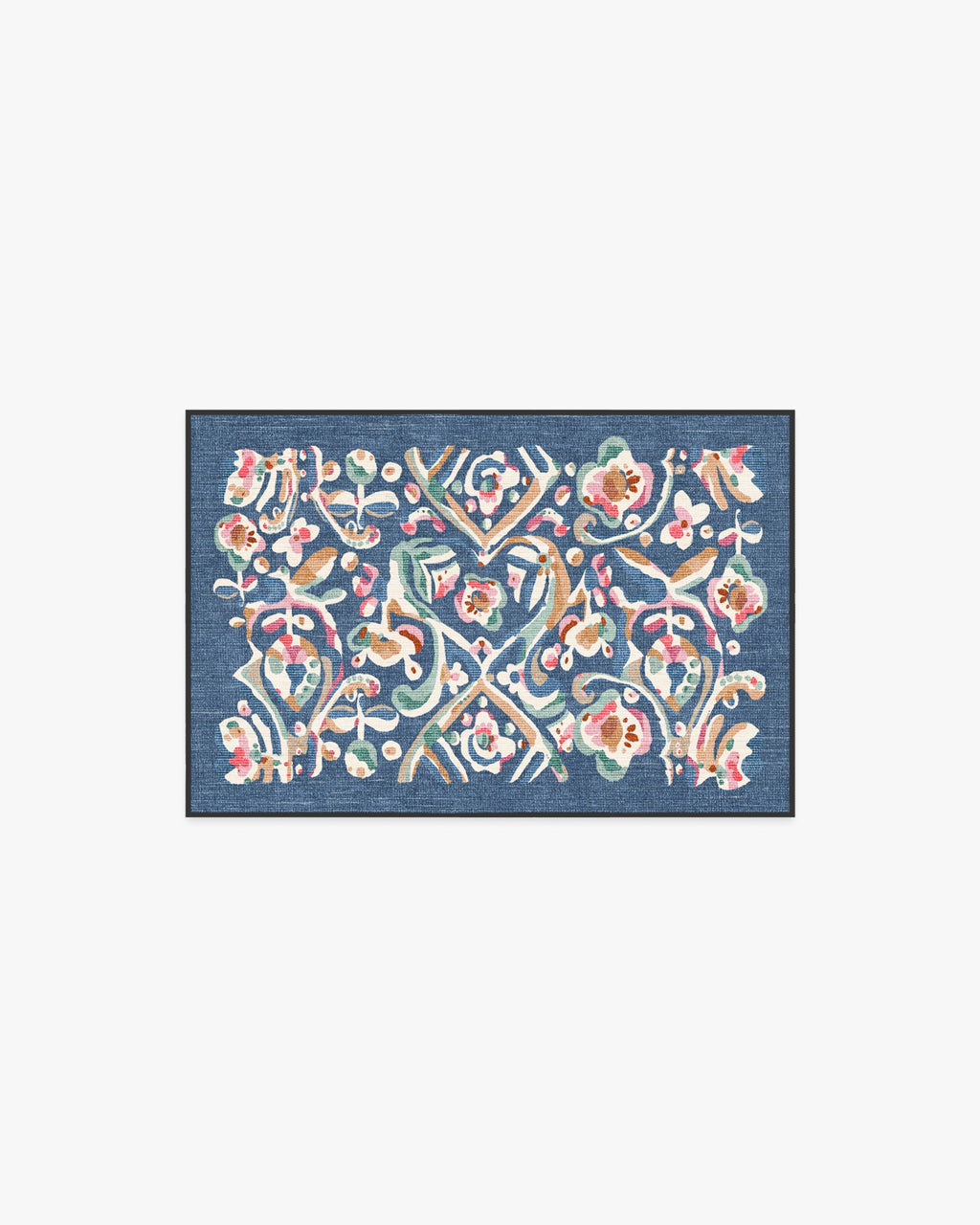 Effie Blue Flatwoven Rug