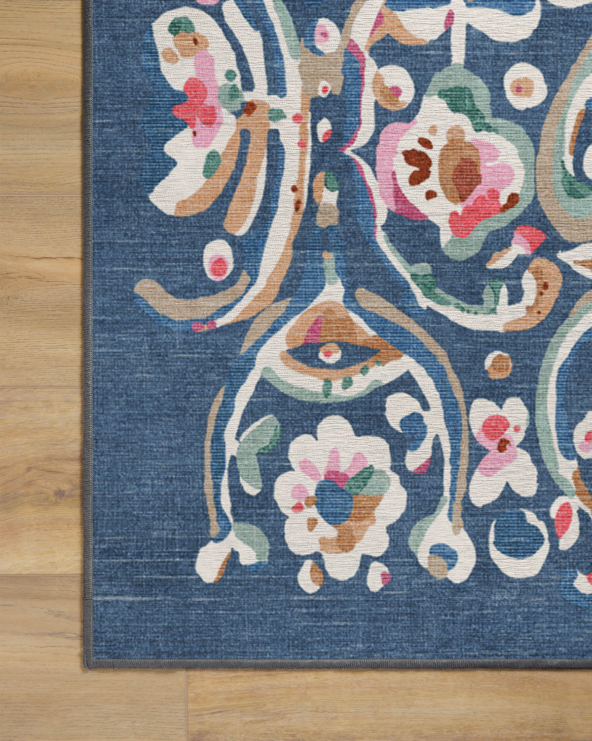 Effie Blue Flatwoven Rug