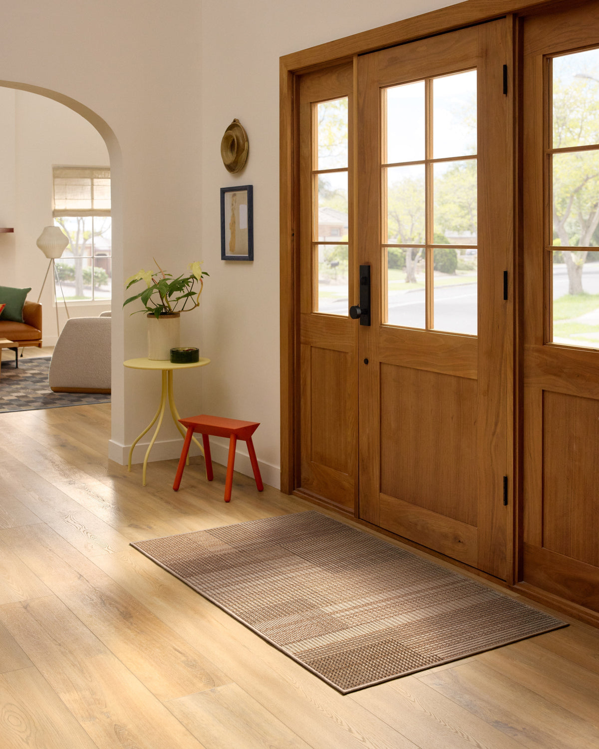 Eira Beige Flatwoven Rug