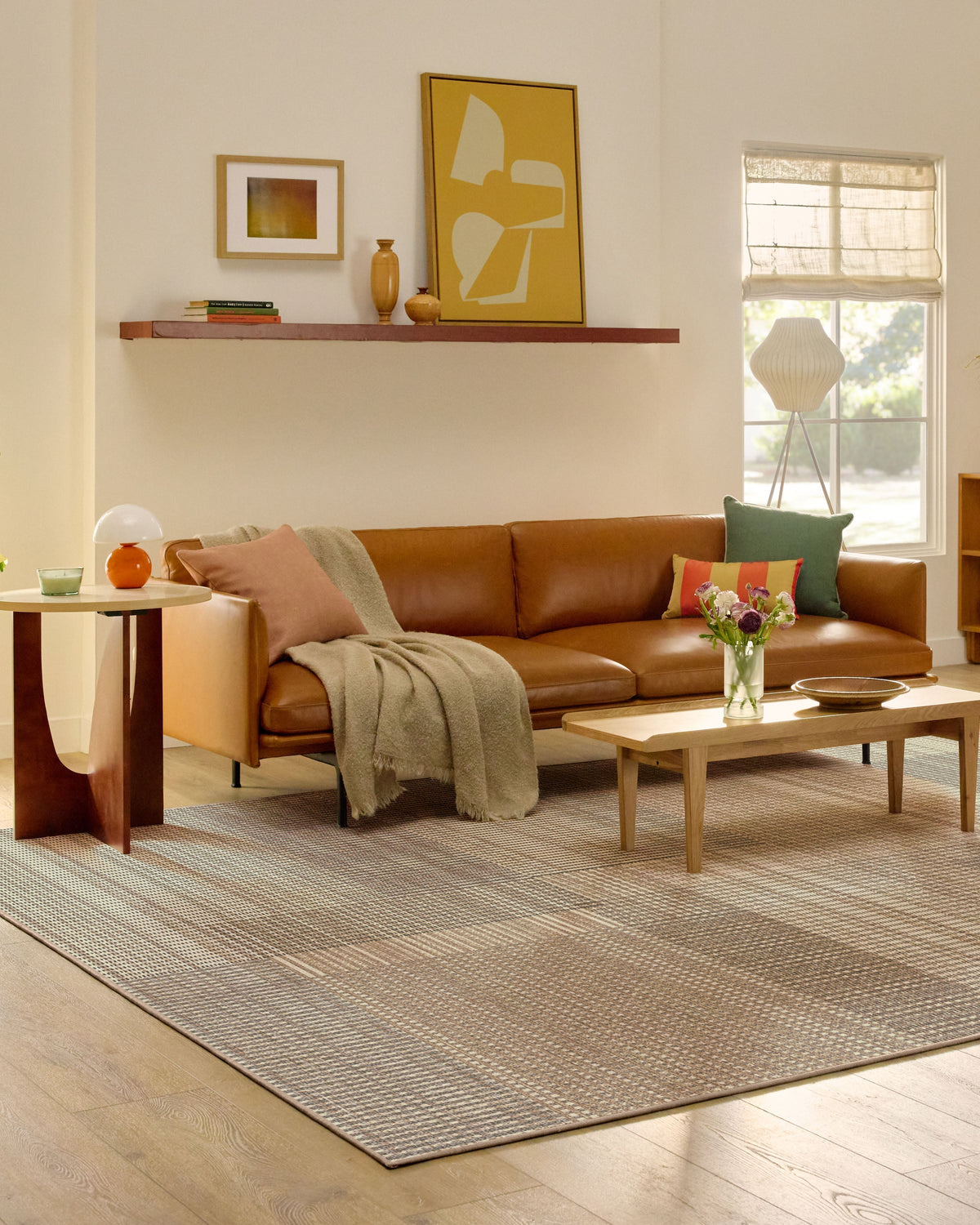 Eira Beige Flatwoven Rug