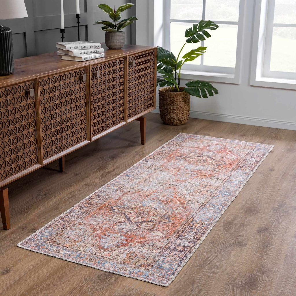 Eira Distressed Washable Rug
