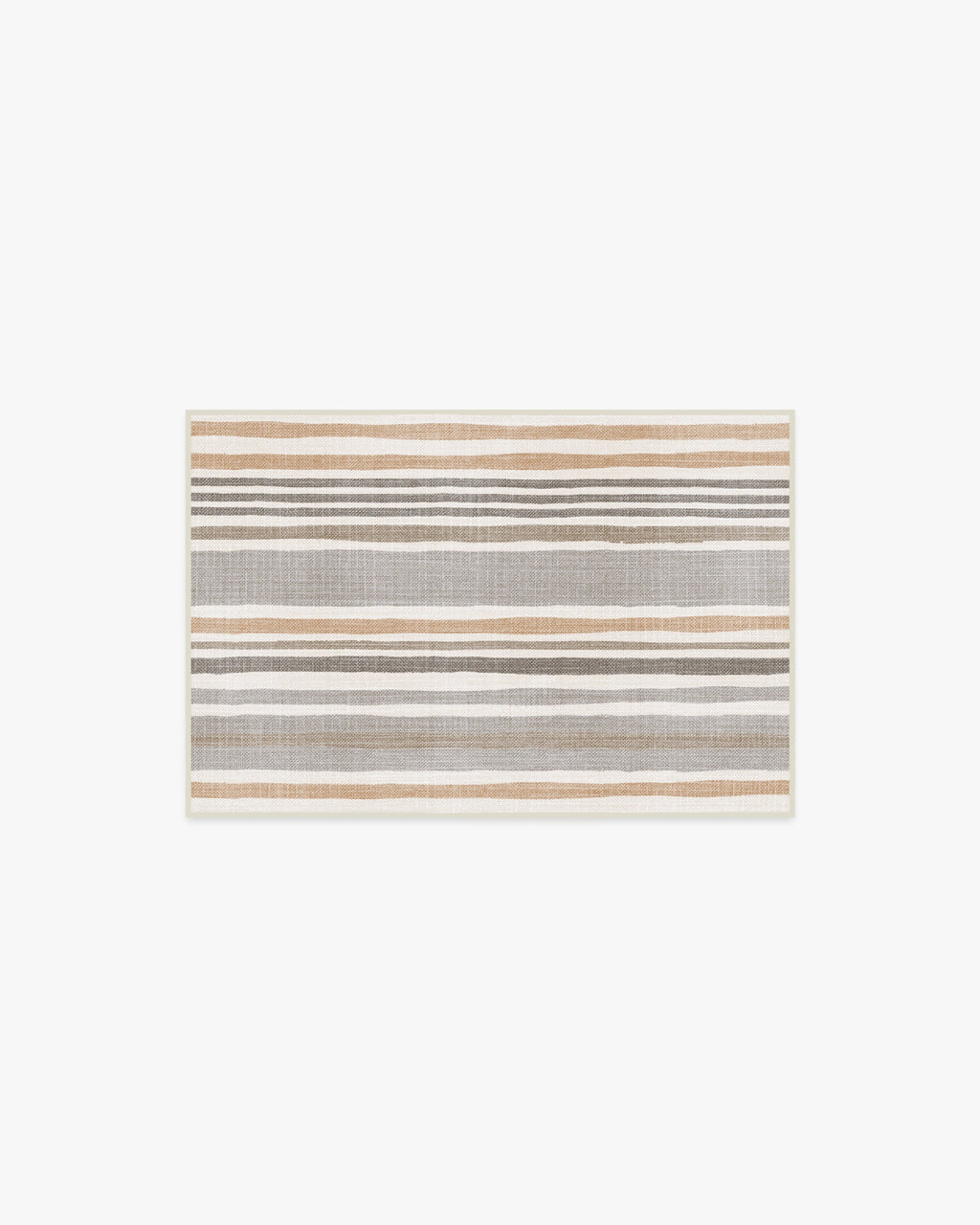 Elio Stripe Grey & Ivory Flatwoven Rug