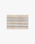 Elio Stripe Grey & Ivory Flatwoven Rug