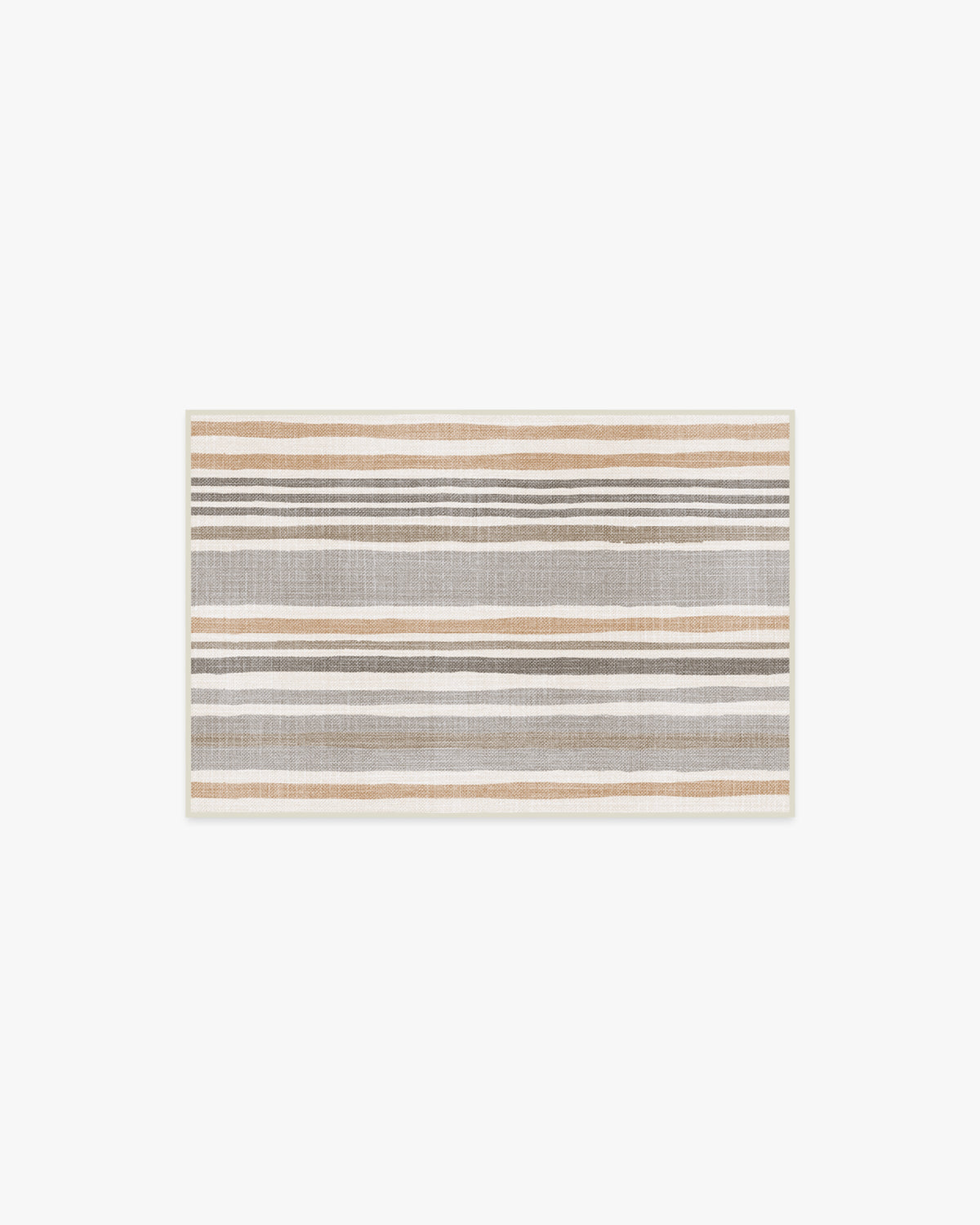 Elio Stripe Grey & Ivory Flatwoven Rug