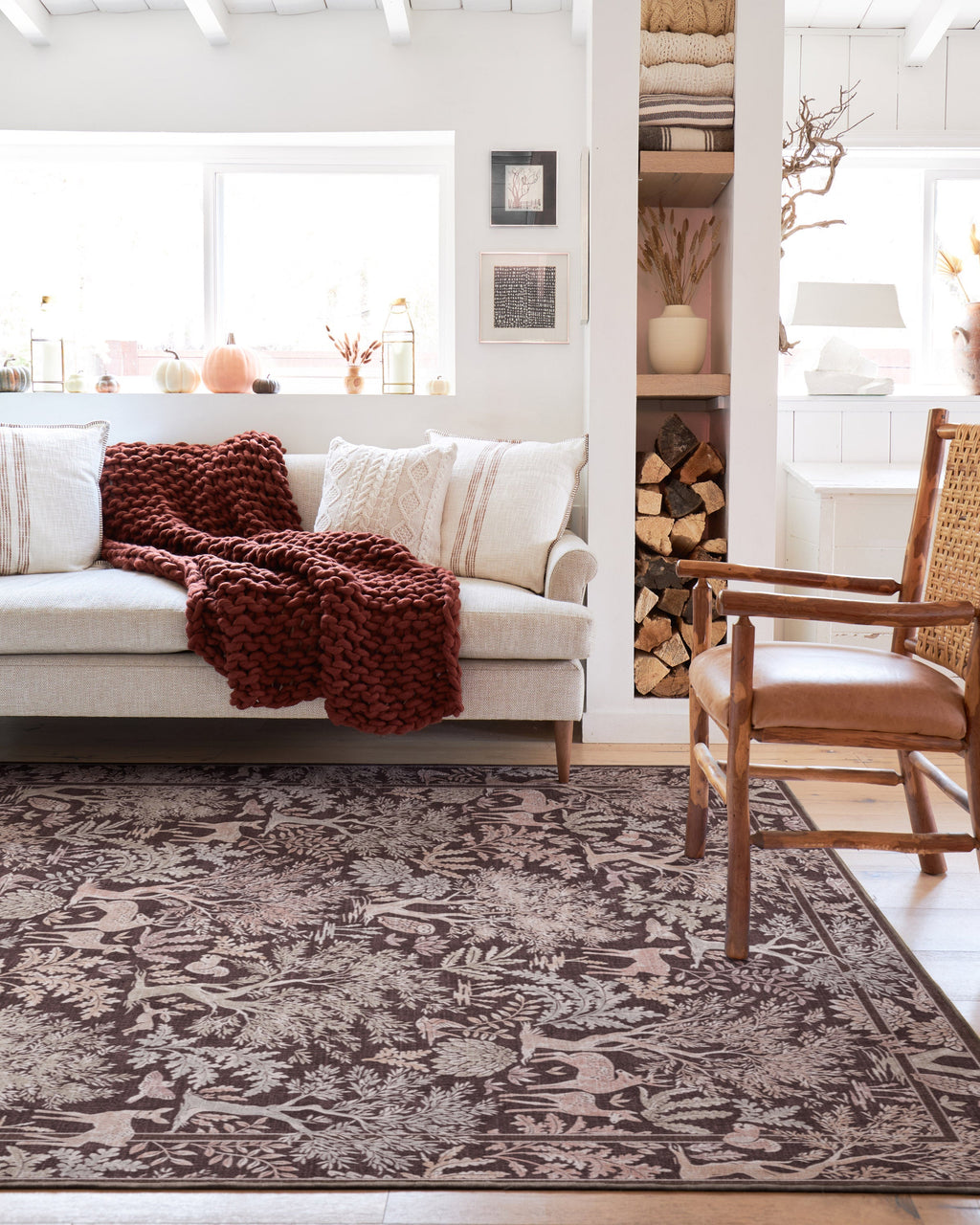 Elowen Burgundy Rug