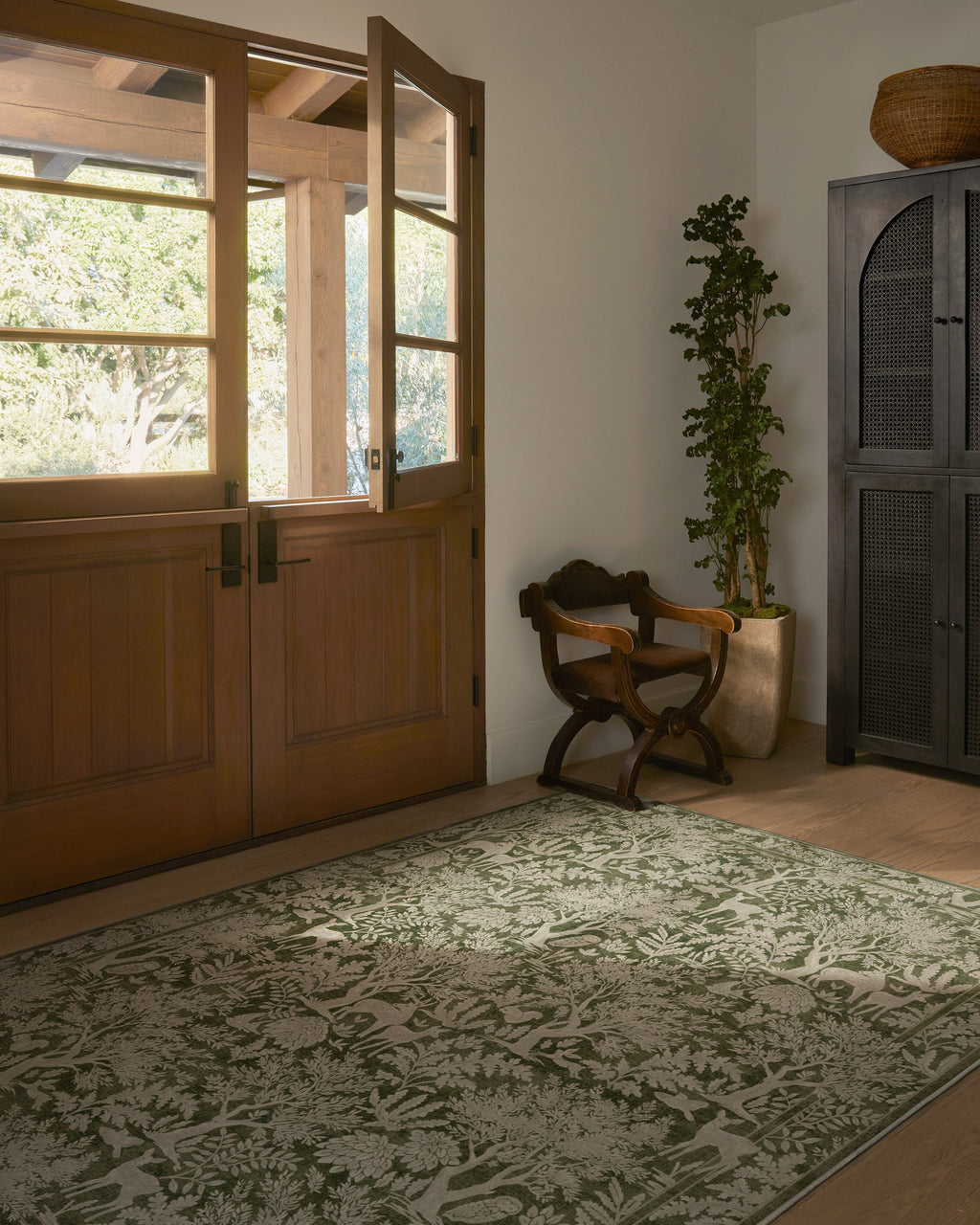 Elowen Olive Flatwoven Rug