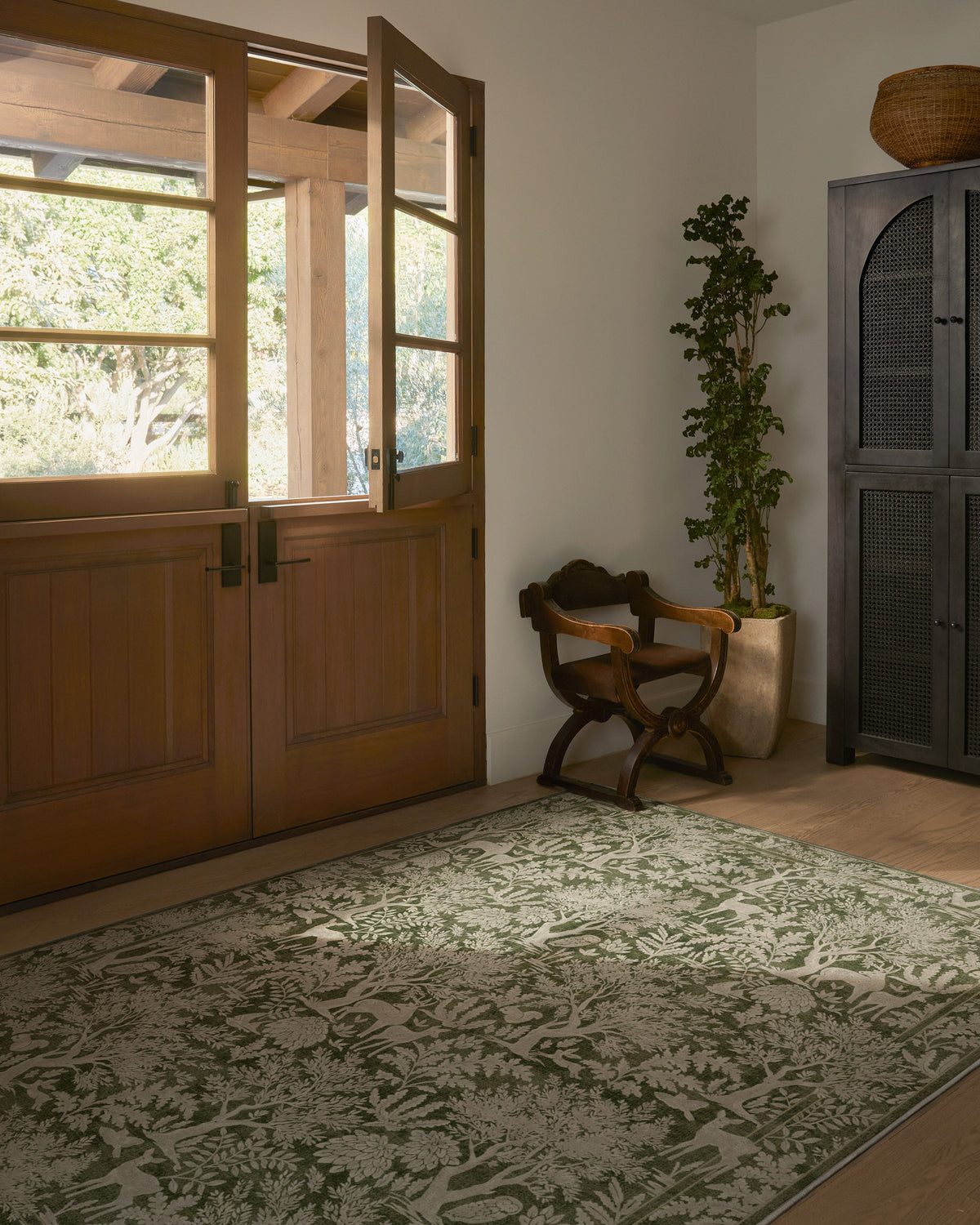 Elowen Olive Flatwoven Rug