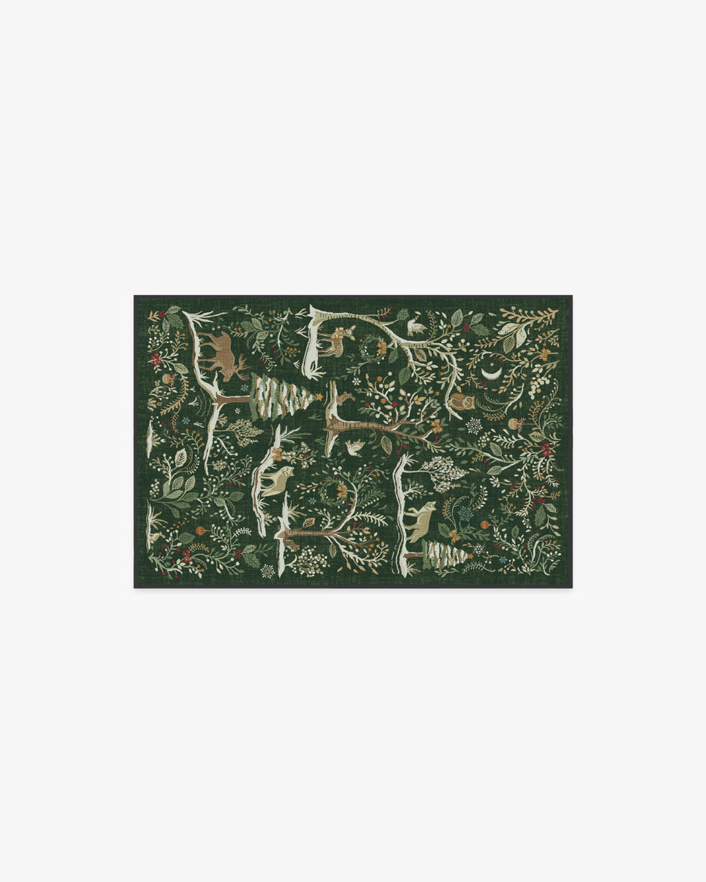Elwood Forest Green Flatwoven Rug