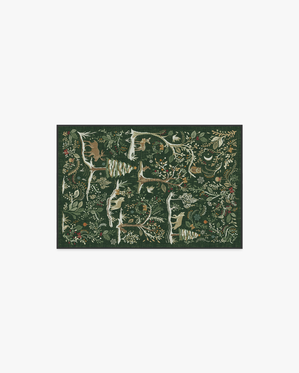 Elwood Forest Green Flatwoven Rug