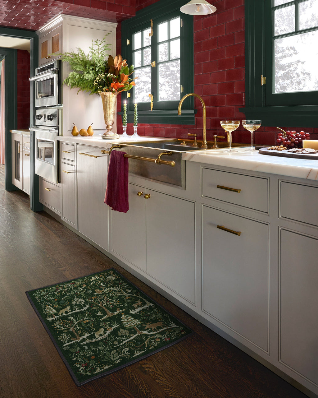 Elwood Forest Green Rug