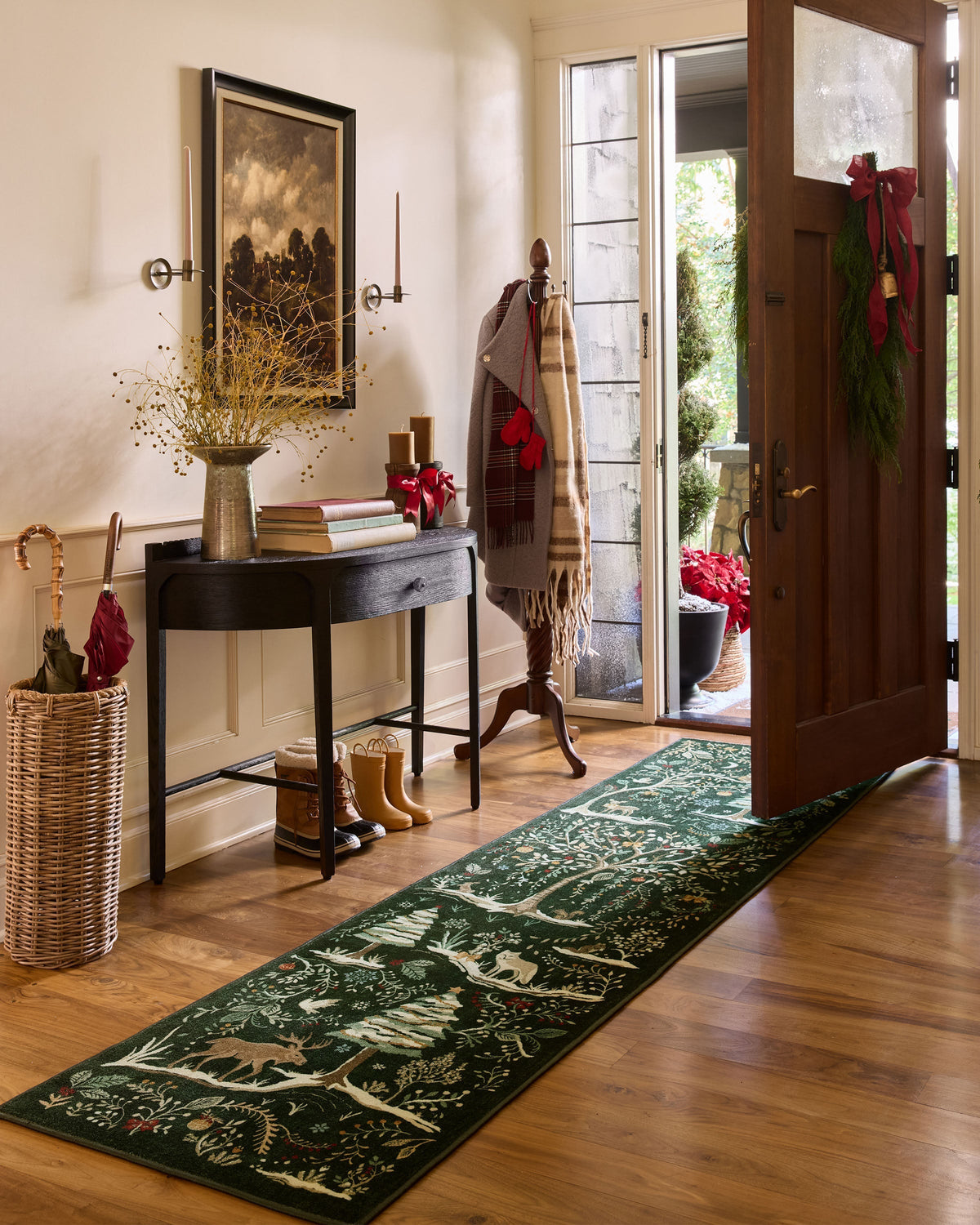 Elwood Forest Green Rug