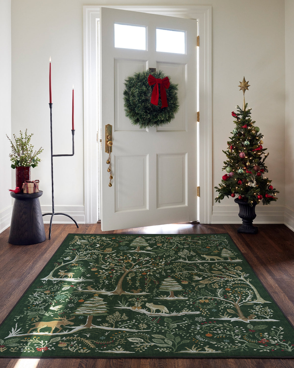 Elwood Forest Green Rug