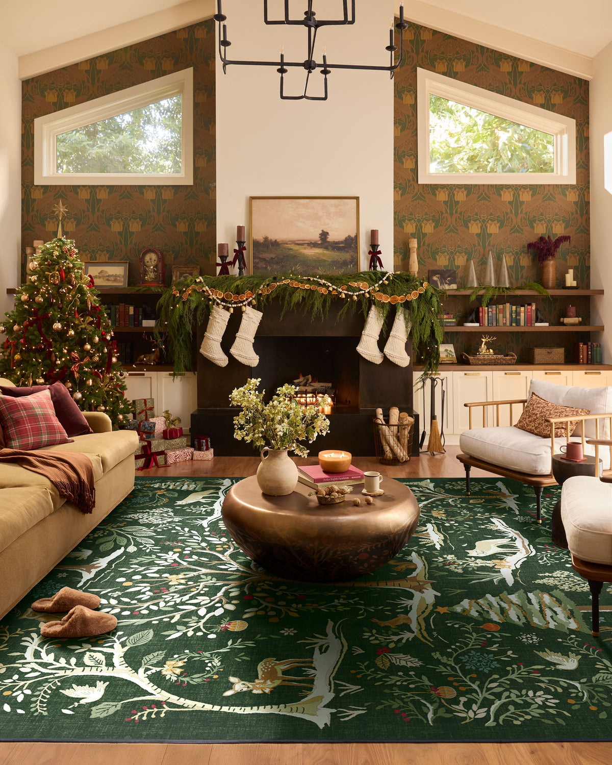 Elwood Forest Green Rug