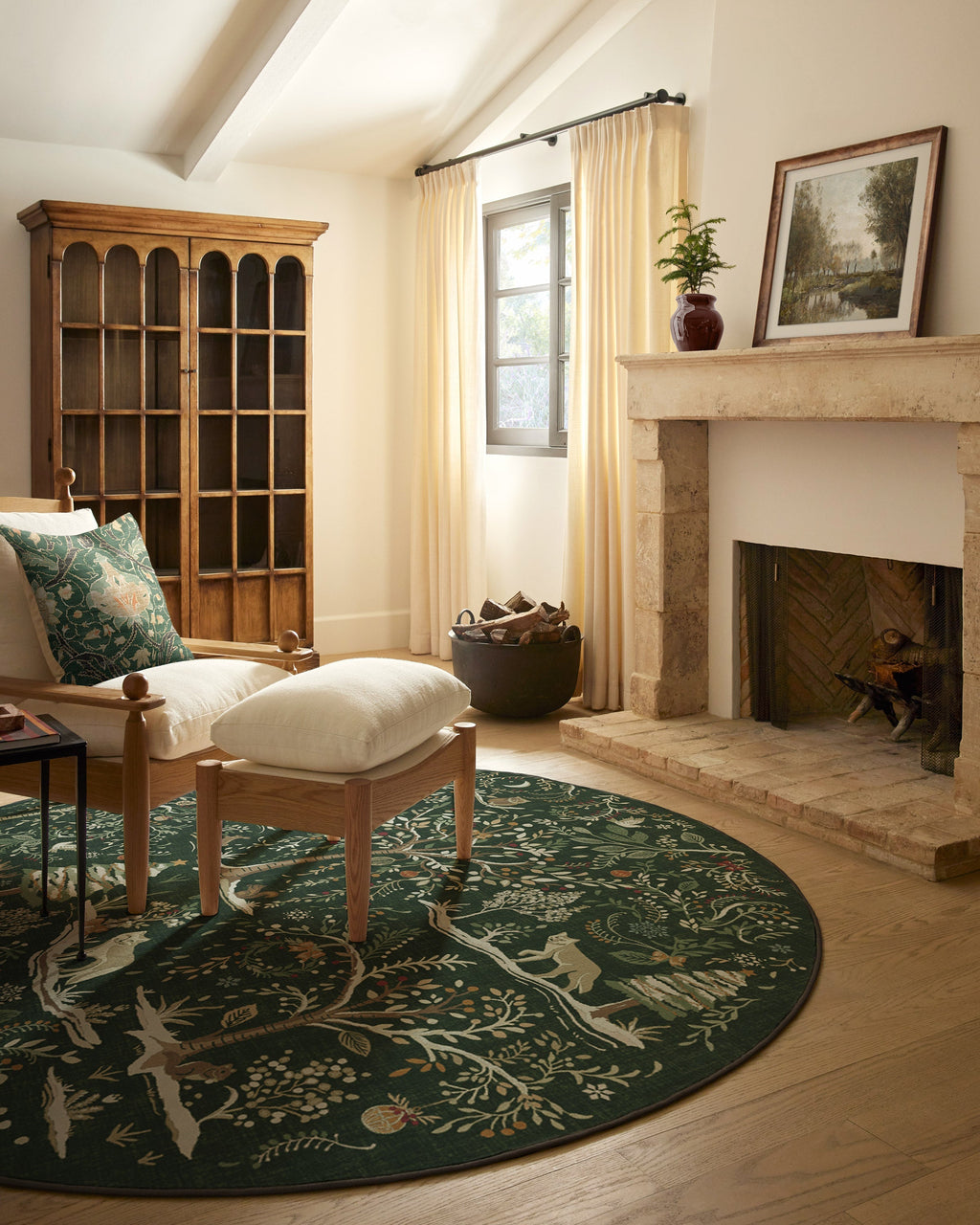 Elwood Forest Green Rug