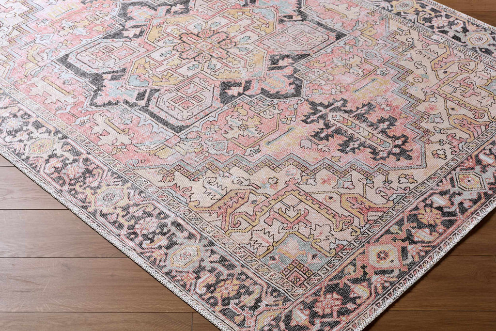 Nadia Dust Pink Area Rug - Clearance