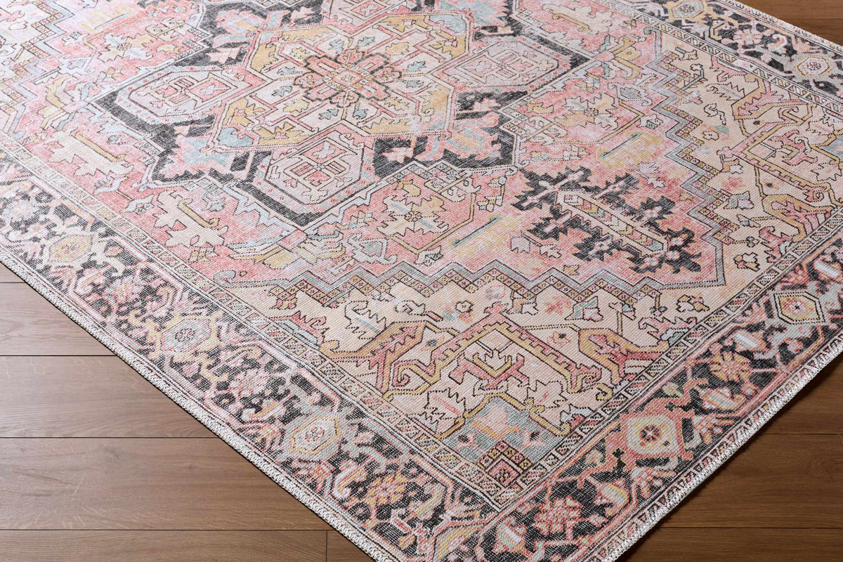 Nadia Dust Pink Area Rug - Clearance
