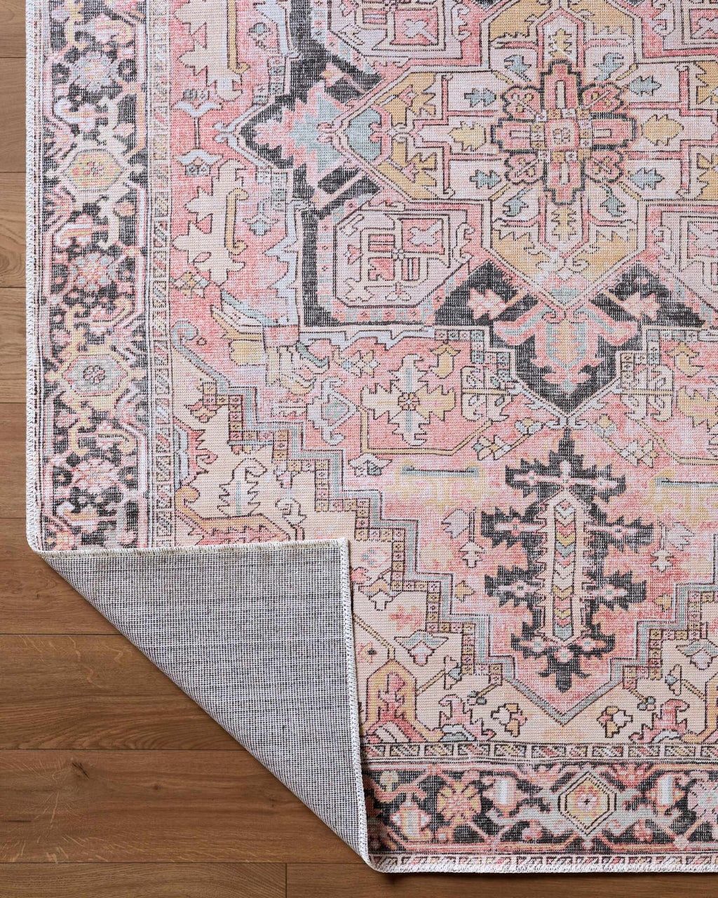 Nadia Dust Pink Area Rug - Clearance