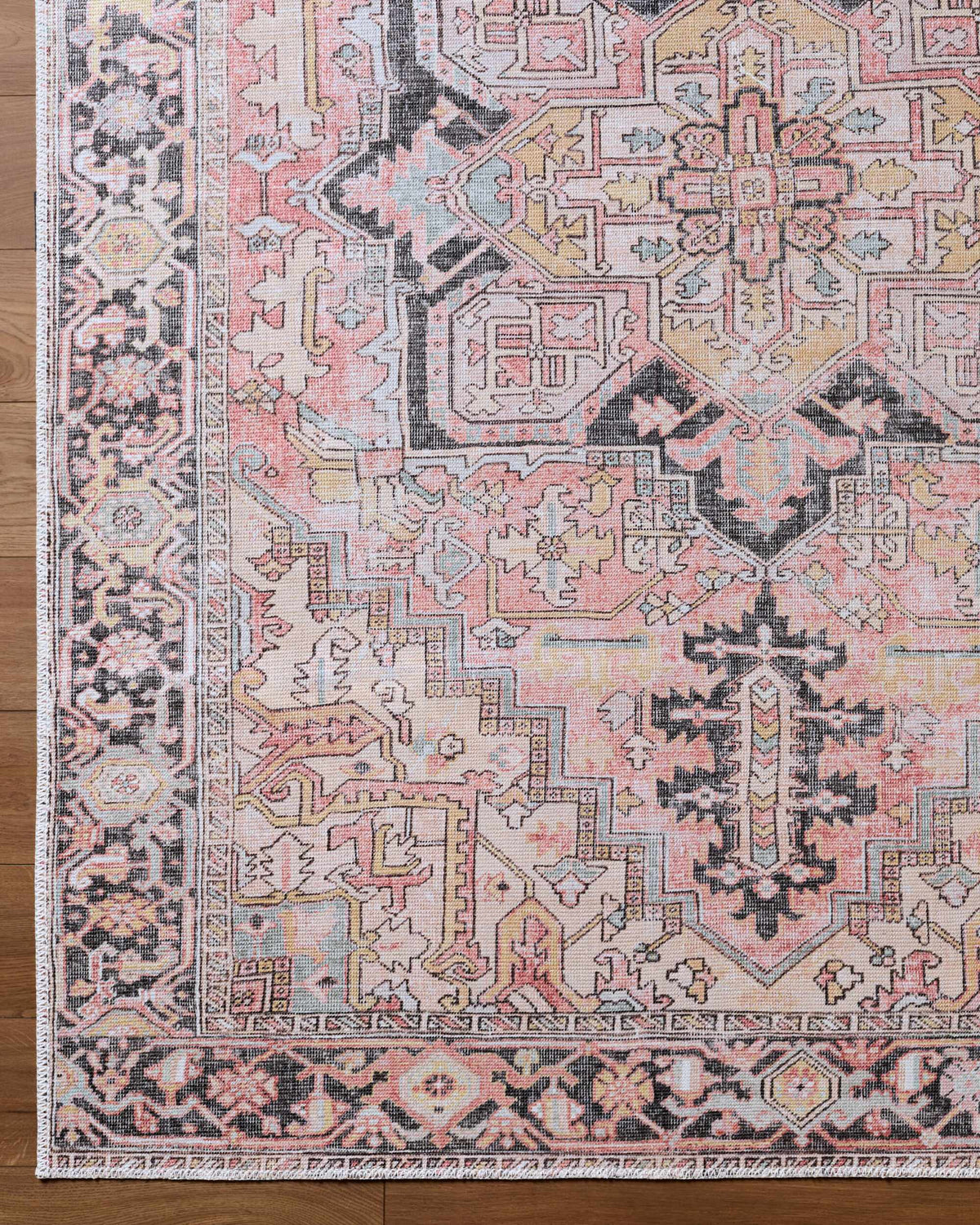 Nadia Dust Pink Area Rug - Clearance