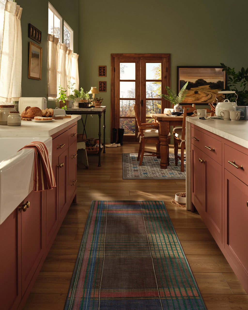 Emerson Brown Multicolor Flatwoven Rug