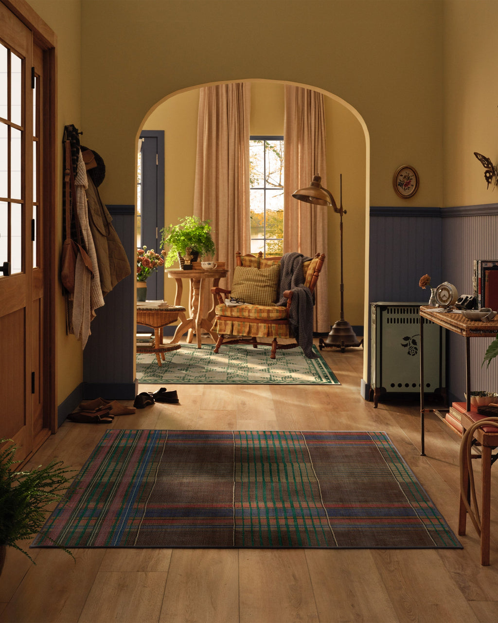 Emerson Brown Multicolor Flatwoven Rug
