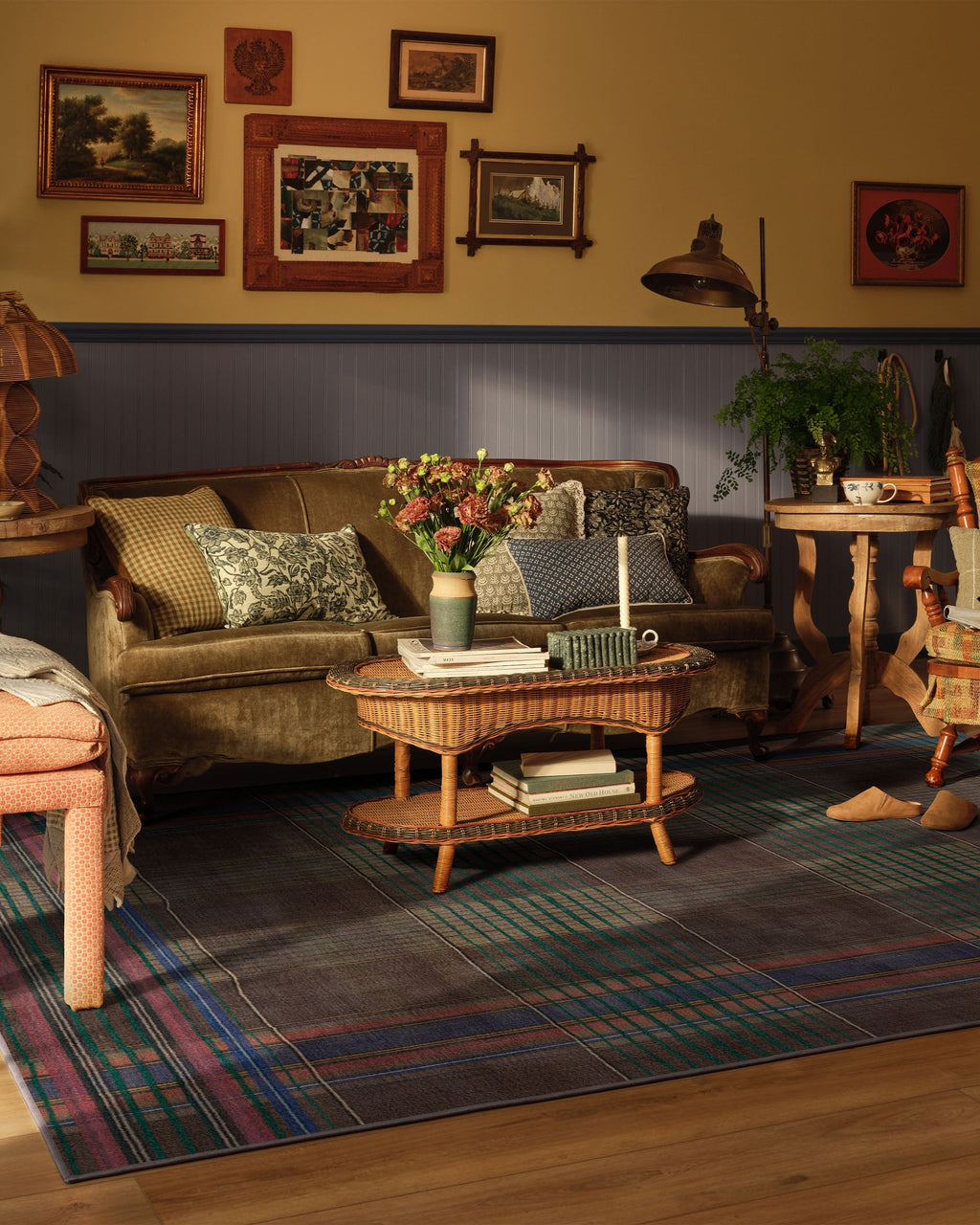 Emerson Brown Multicolor Flatwoven Rug