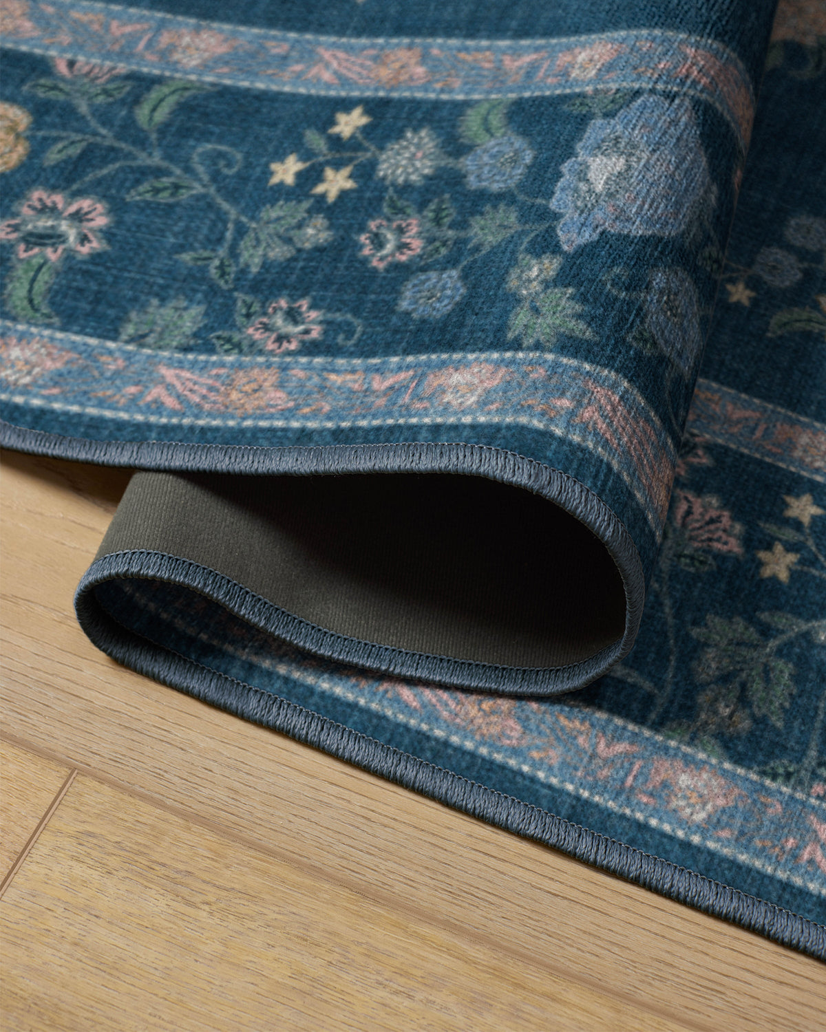 Emmeline Blue Multicolor Flatwoven Rug