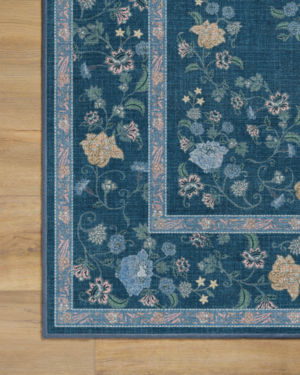 Emmeline Blue Multicolor Flatwoven Rug