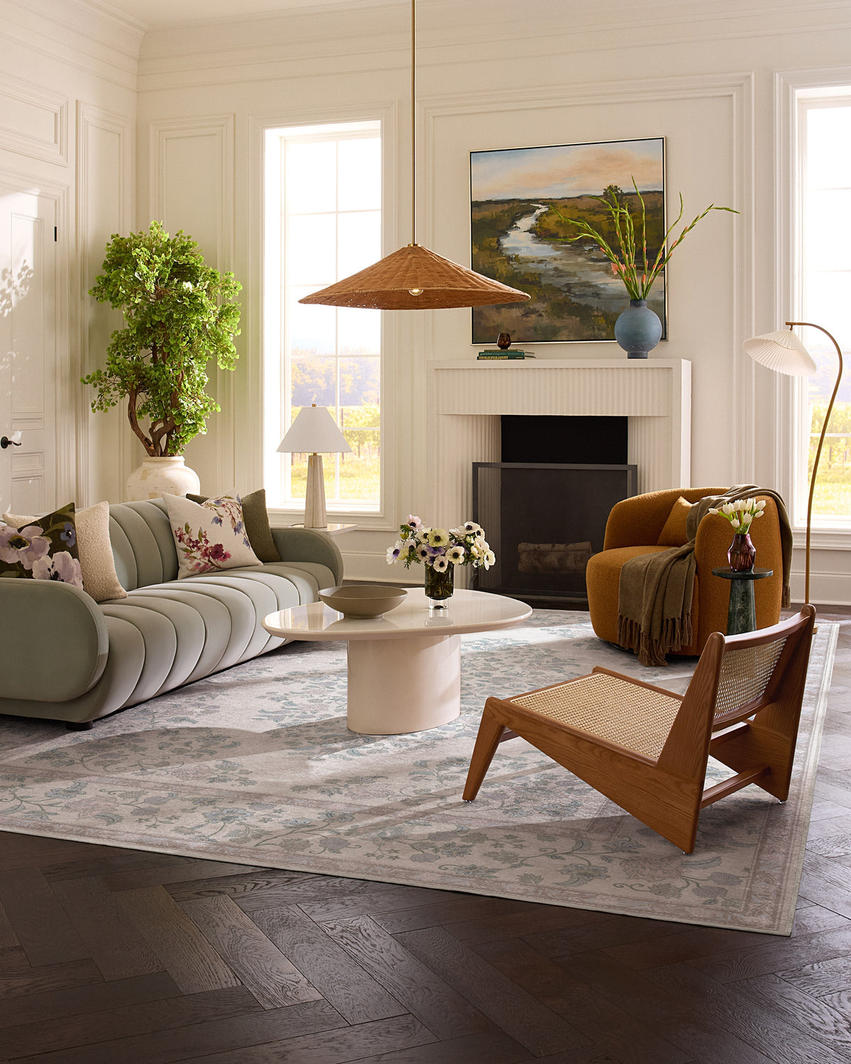 Emmeline Pearl Flatwoven Rug