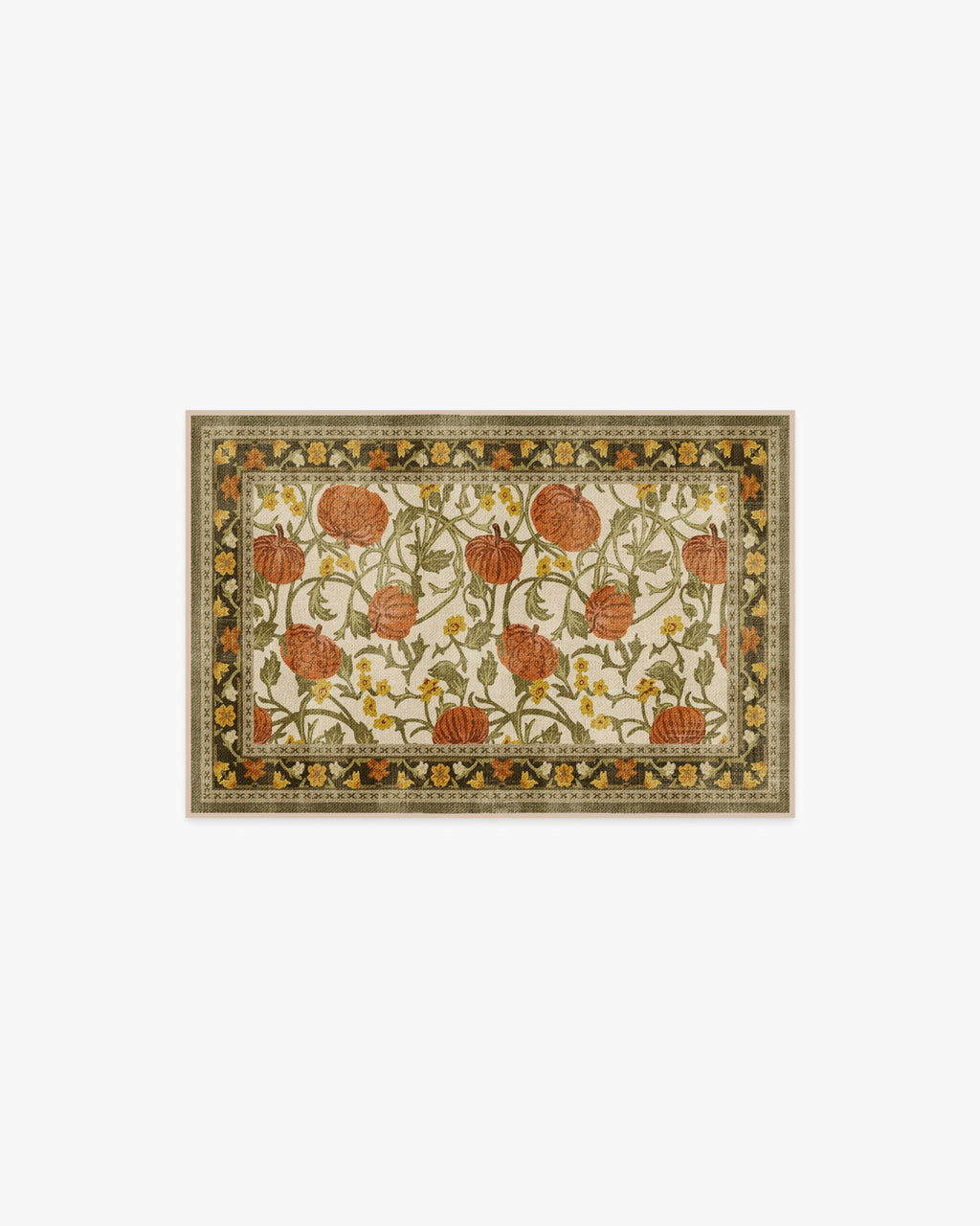 Enchanted Vines Cream Multicolor Rug