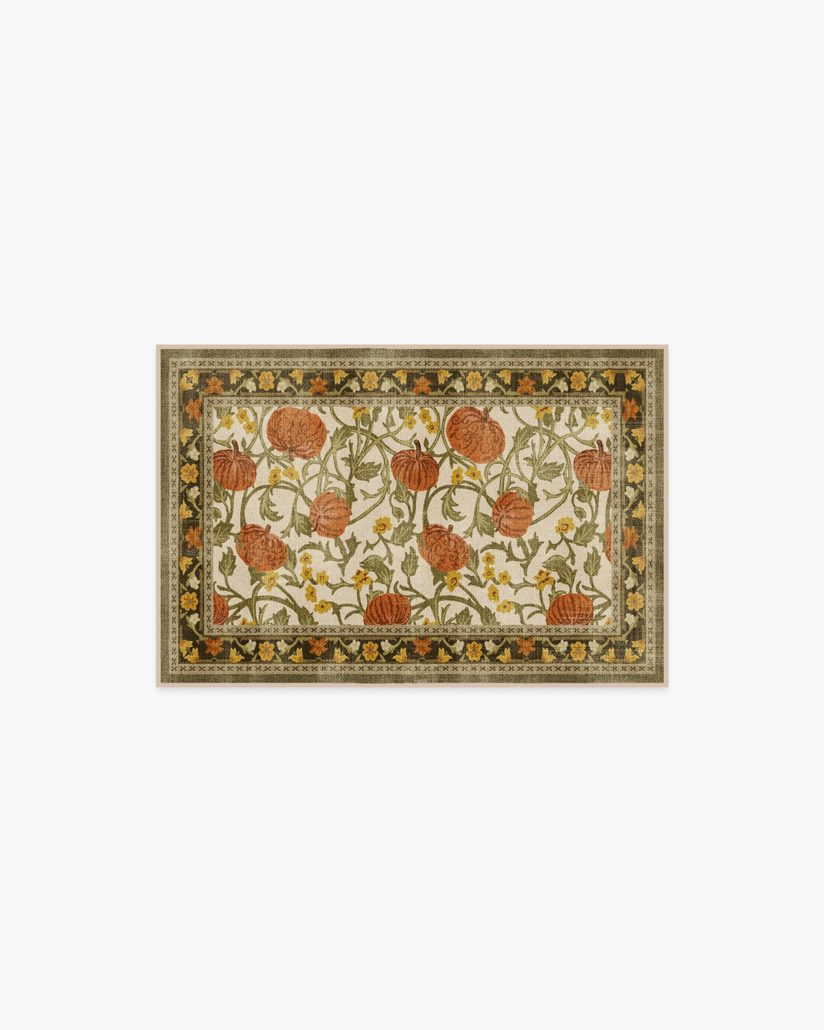 Enchanted Vines Cream Multicolor Rug