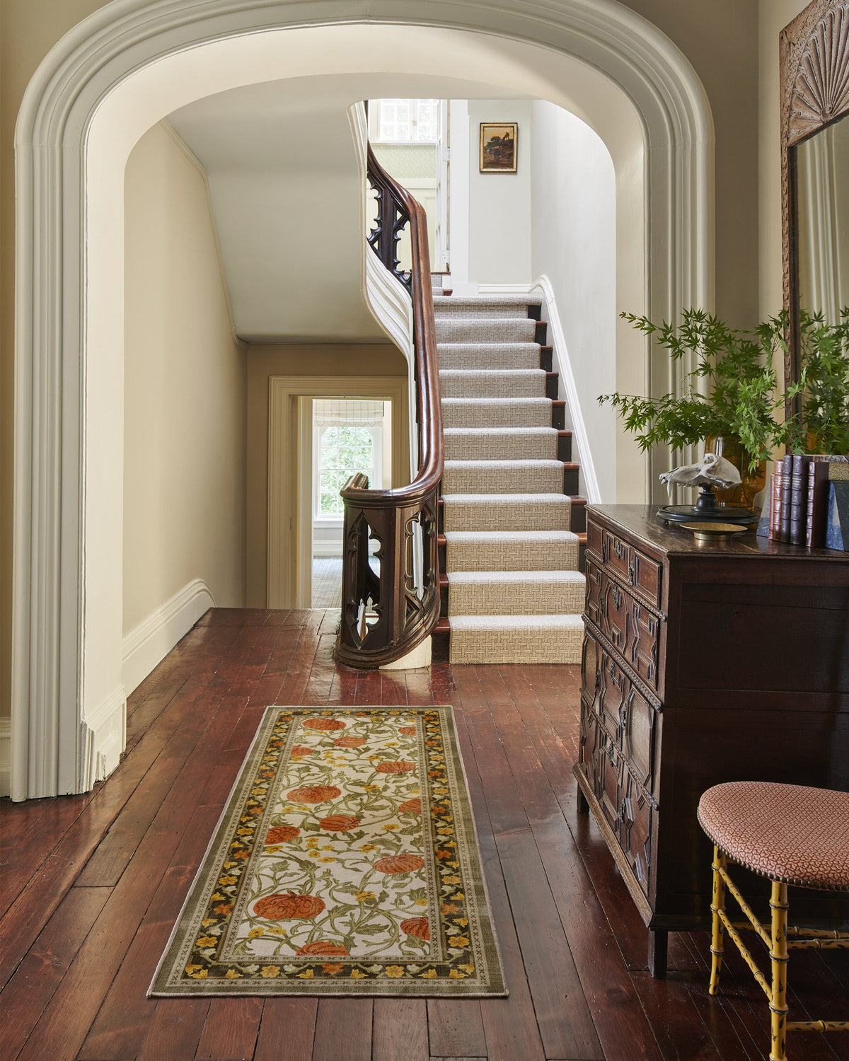 Enchanted Vines Cream Multicolor Rug