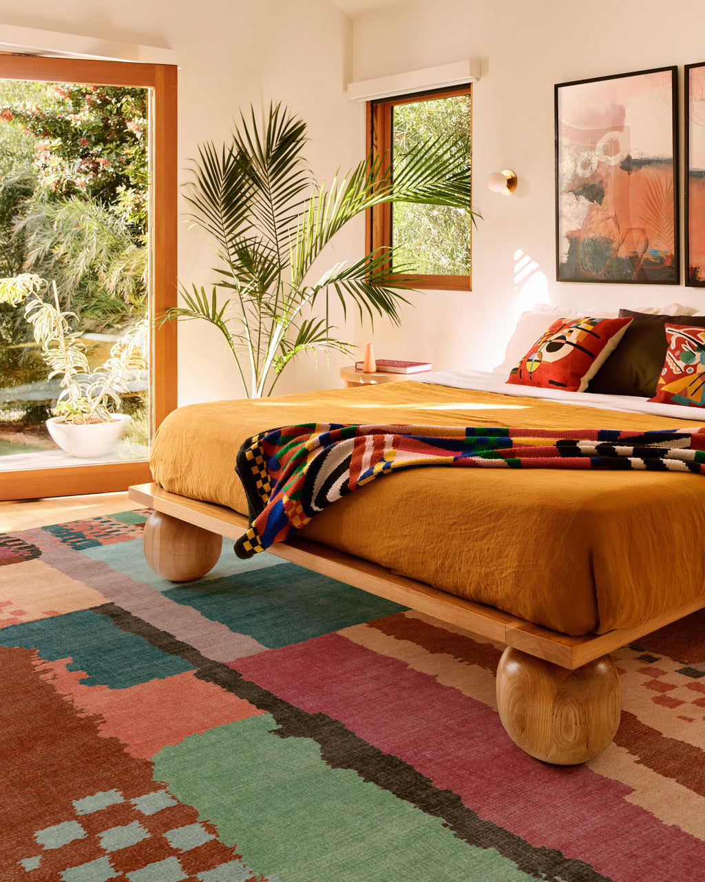 Enya Multicolour Flatwoven Rug
