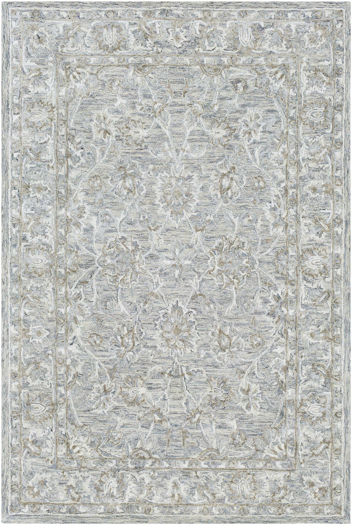 Eriline Wool & Faux Silk Rug