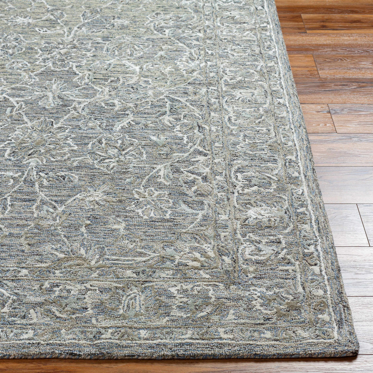 Eriline Wool & Faux Silk Rug
