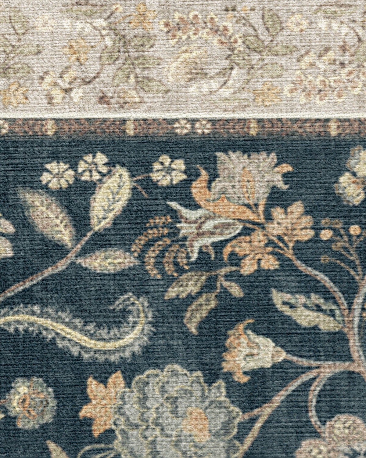 Ester Soft Black Flatwoven Rug