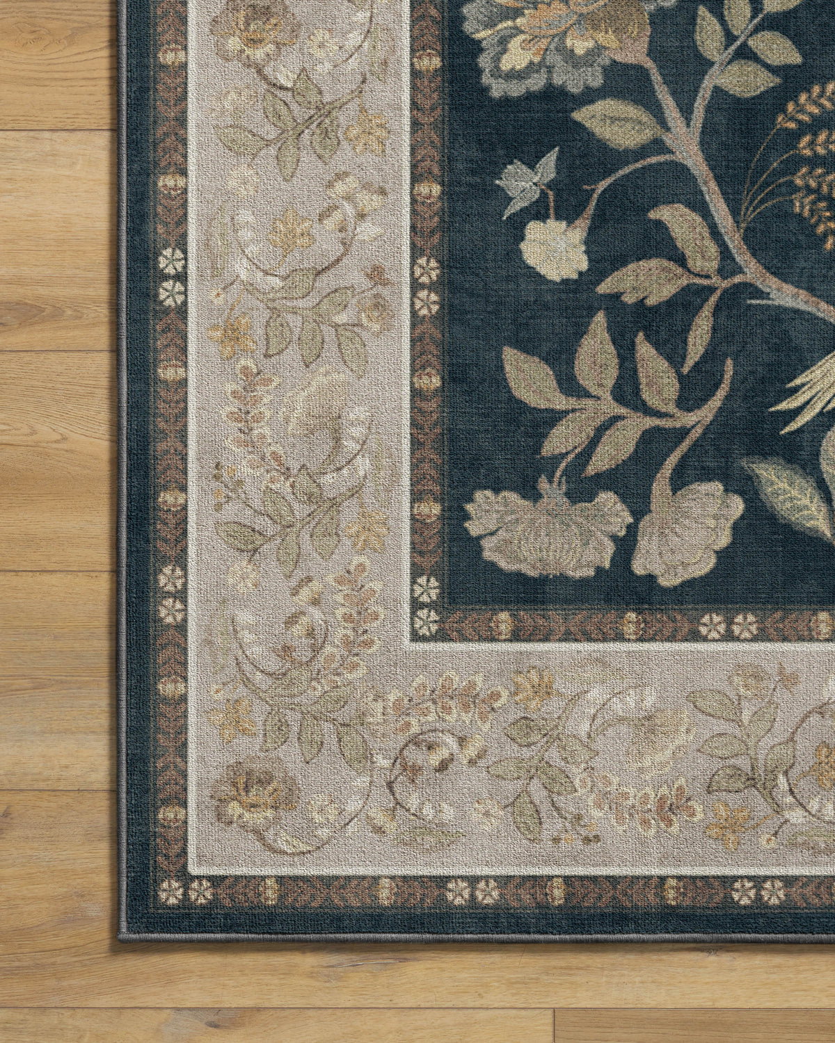 Ester Soft Black Tufted Rug