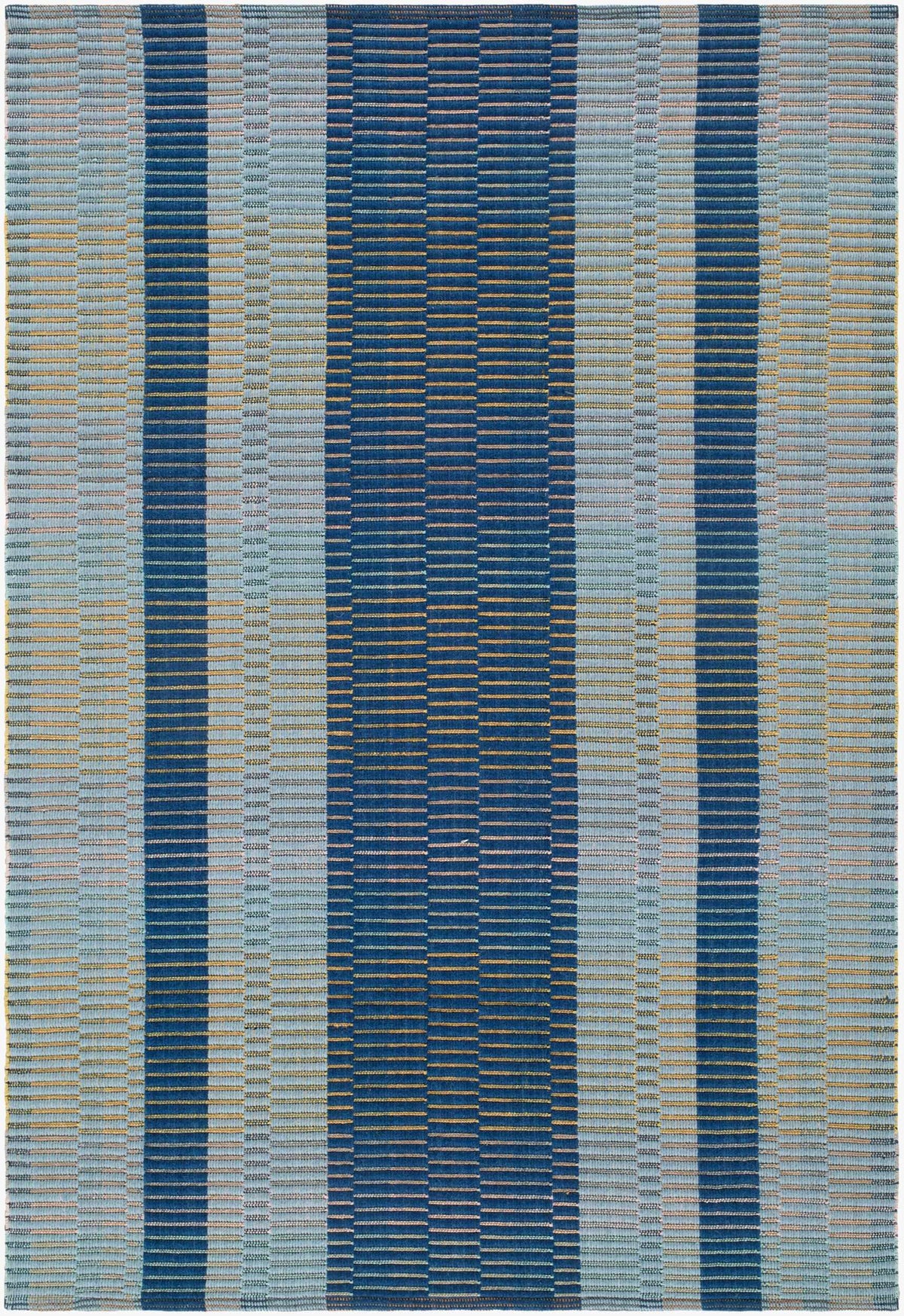 Hesper Blue Traditional Area Rug
