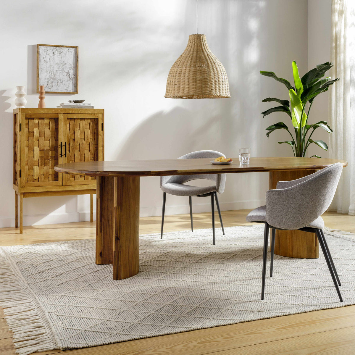 Ezria Wool Rug with Tassels - Clearance