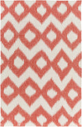 Oradell Red Ikat Wool Rug - Clearance