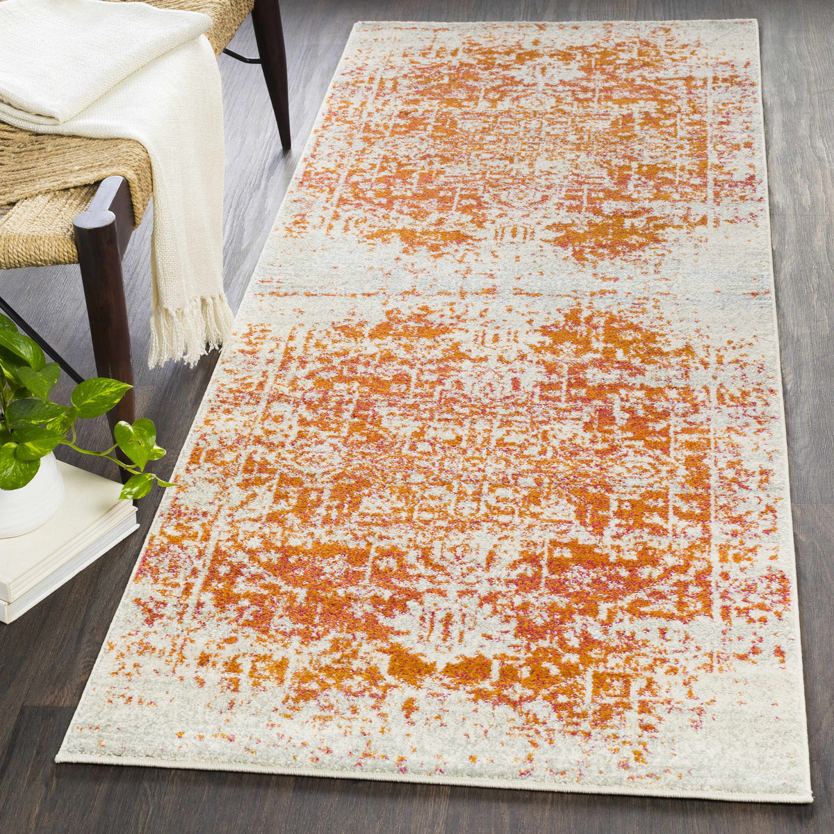 Fairmount Orange Area Rug - Clearance