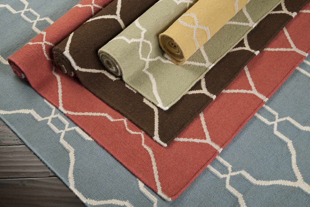 Partington Brown Wool Carpet Area Rug - Clearance