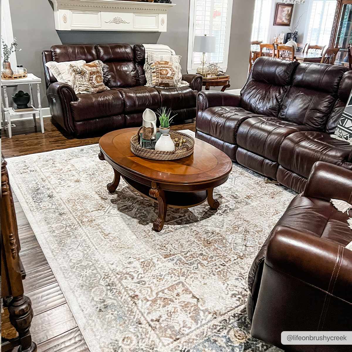 Heritage Style Flat Pile Washable Rug