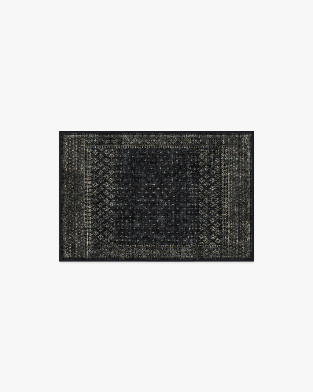 Fernanda Black Flatwoven Rug
