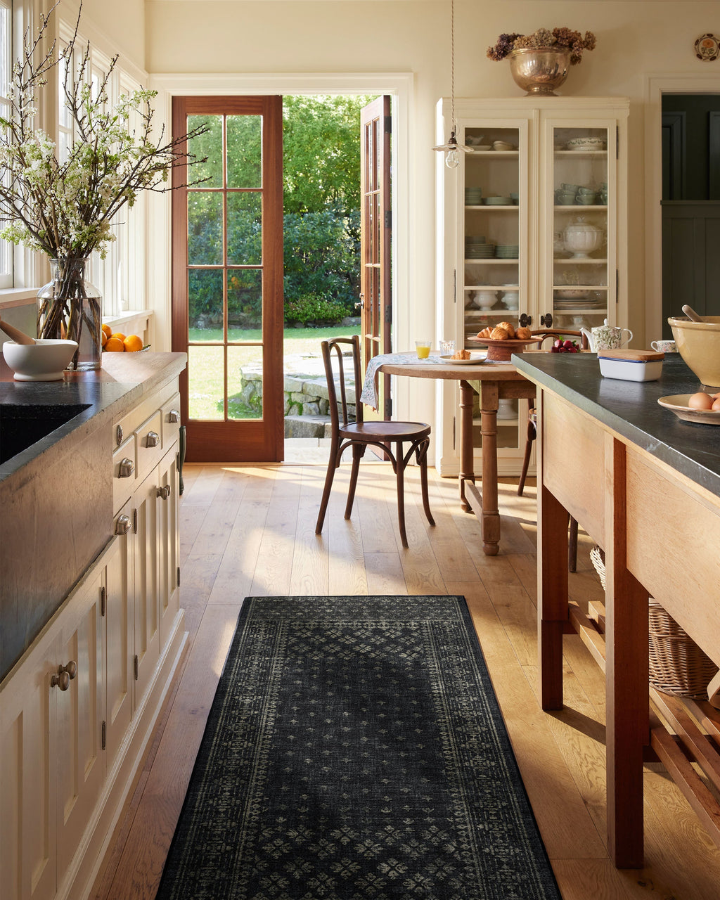 Fernanda Black Flatwoven Rug