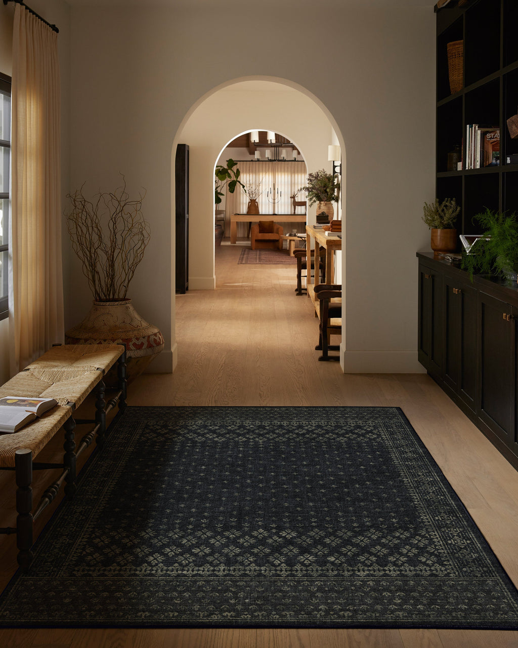 Fernanda Black Flatwoven Rug