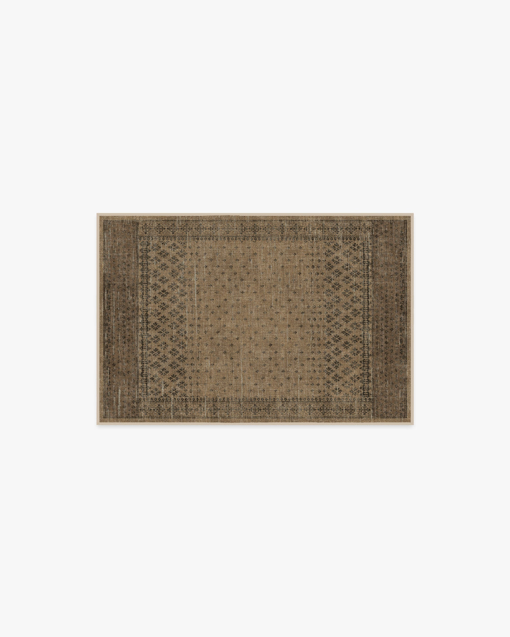 Fernanda Black & Tan Flatwoven Rug