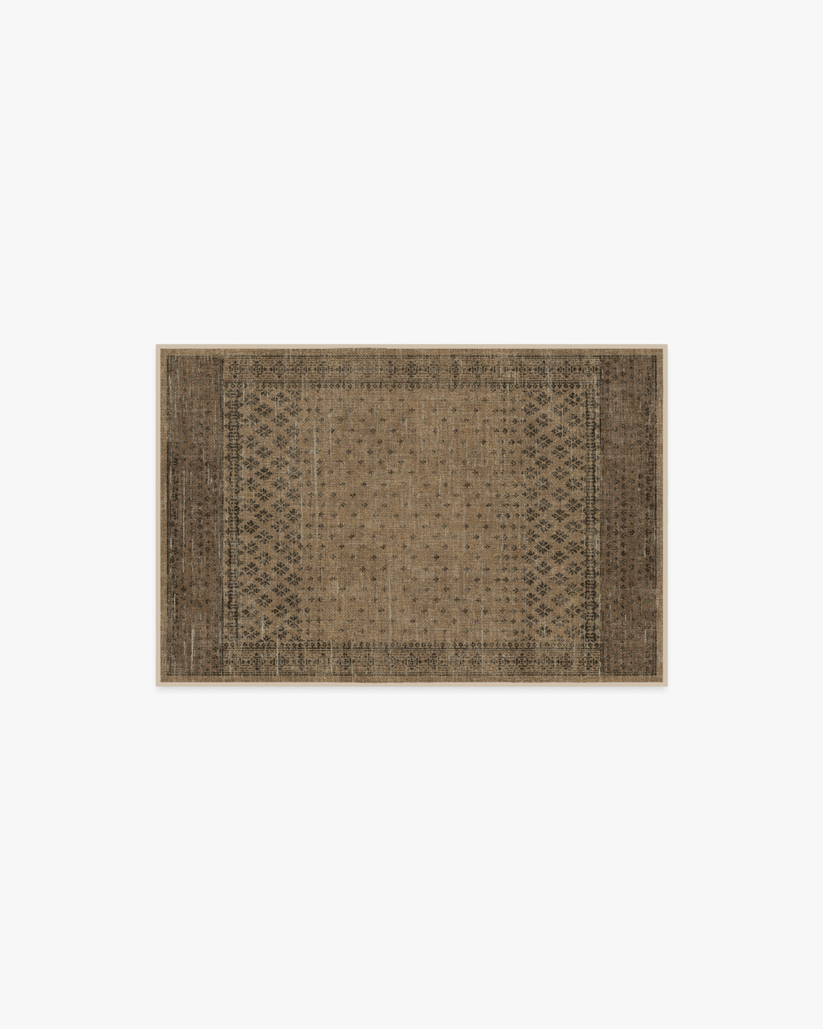 Fernanda Black & Tan Flatwoven Rug