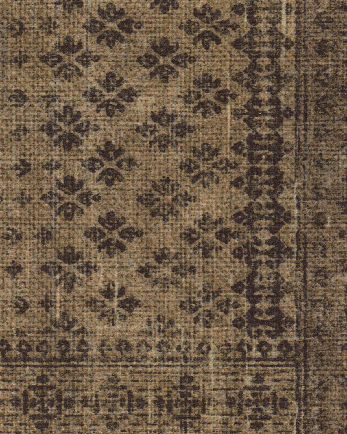 Fernanda Black & Tan Flatwoven Rug