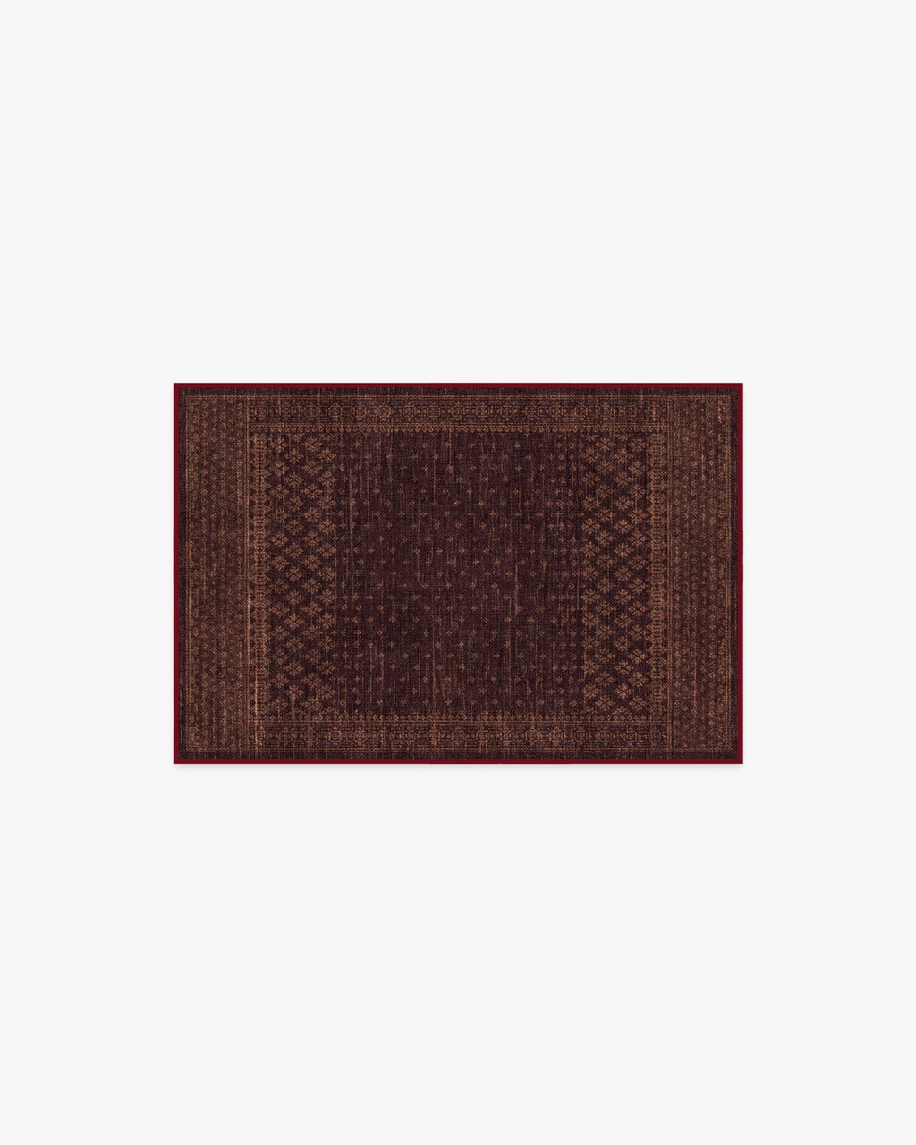 Fernanda Burgundy Flatwoven Rug